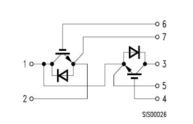 BSM75GB170DN2 Circuit Diagram