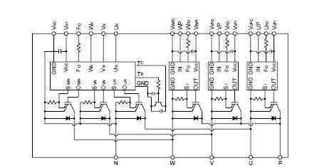 PM15CZF120 Circuit Diagram