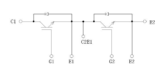 2MBI100U4A-120-50 Equivalent circuit