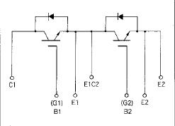 2MBI200F-060 equivalent circuit schematic