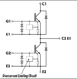2MBI100NB-120 Equivalent Circuit