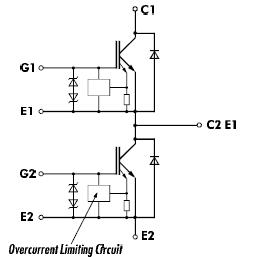 2MBI100N-120 Equivalent Circuit