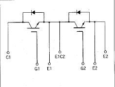 2MBI75L-060 equilavelent circuit schematic