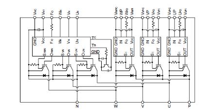 PM800HSA120 Circuit Diagram