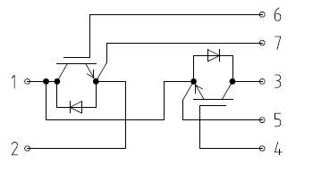 FF150R12KE3 block diagram