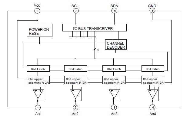 m62334fp pin connection
