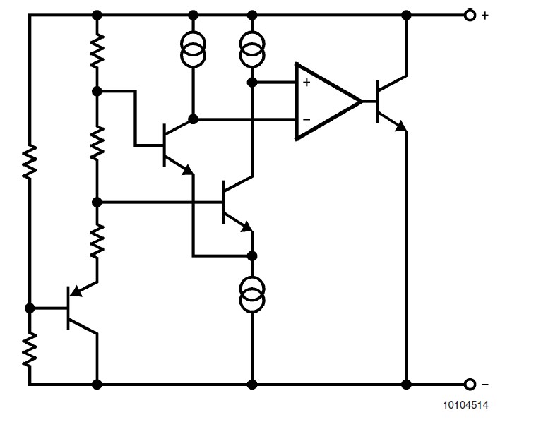 LM4050BIM3X-4.1 block diagram