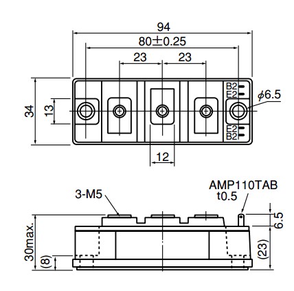 QCA50AA120 package dimensions