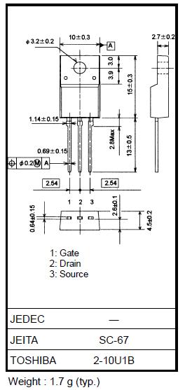 2sk3562 pin connection