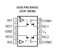ts5a23159rser pin connection