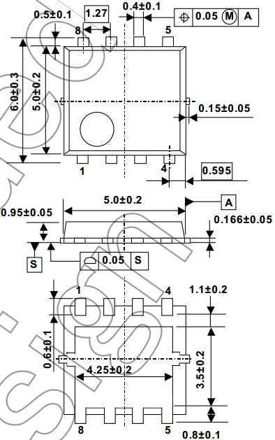 TPCA8028-H plackage dimensions