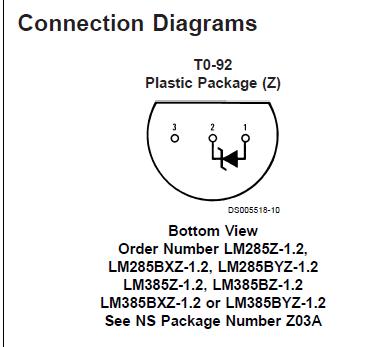 LM285Z-1.2 block diagram