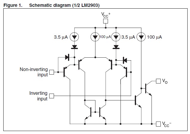 LM2903N block diagram
