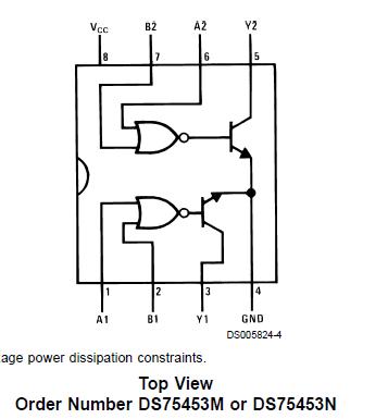 DS75453M block diagram