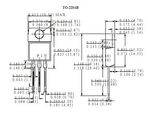 MBR2045CT-E3/45 dimensions