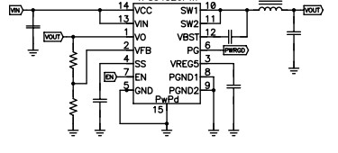 TPS54326PWPR block diagram