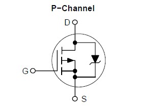 NTMS10P02R2 pin connection