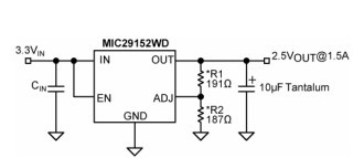 MIC29150-3.3WU pin connection