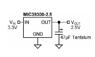 MIC39300-1.8WU pin connection