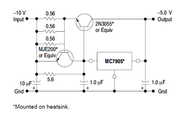  MC7924BT pin connection