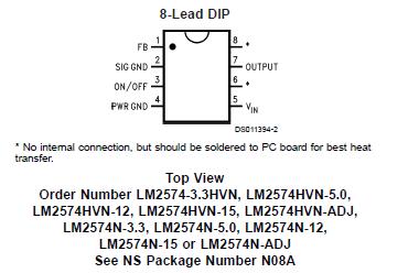 LM2574N-3.3 block diagram