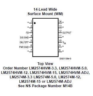 LM2574MX-15 block diagram