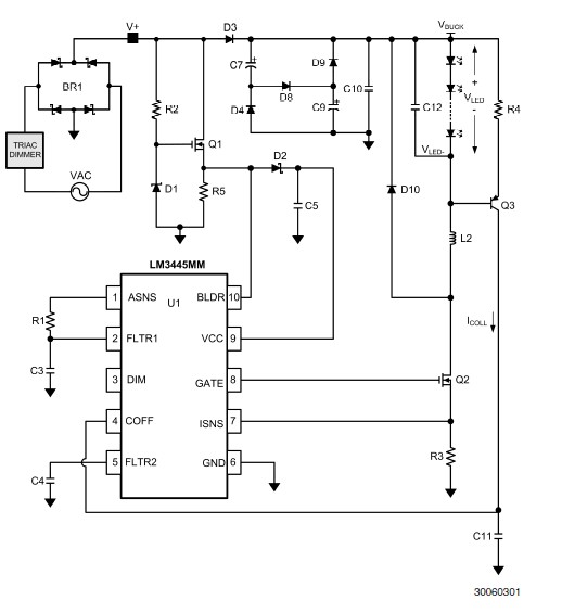 LM3445MMX/NOPB block diagram