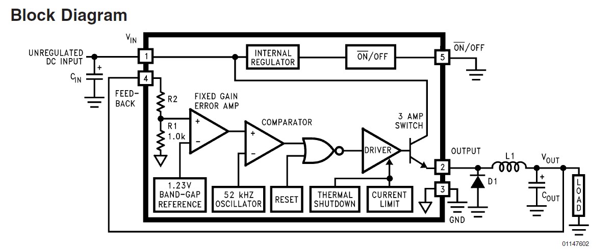 LM2576SX-15 block diagram