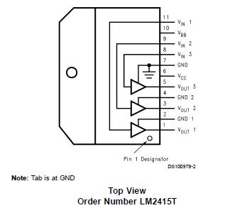 LM2415T block diagram