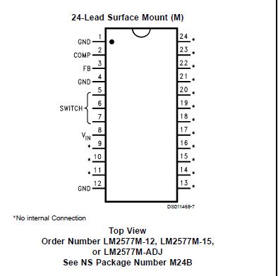 LM2577M-15 block diagram