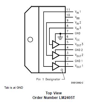 LM2405T block diagram