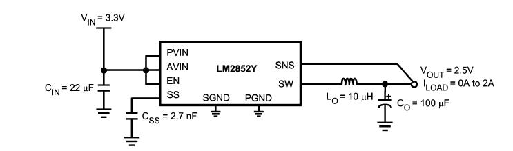 LM2852YMXA-3.3/NOPB block diagram