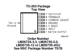 LM2673SX-5.0/NOPB block diagram
