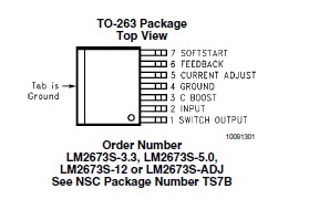 LM2673SX-5.0/NOPB block diagram