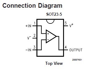 LM321MFX Connection Diagram