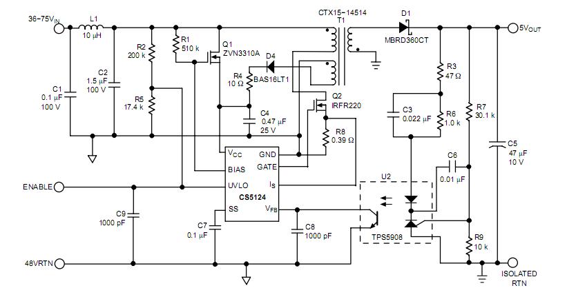 CS5124XD8G circuit diagram