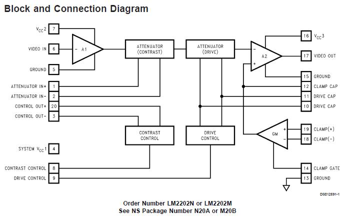 LM2202N block diagram