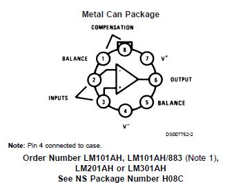 LM201AH block diagram