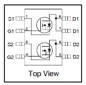 IRF7342TRPBF simplified diagram