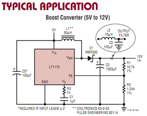 LT1129IST-5#TRPBF typical applications