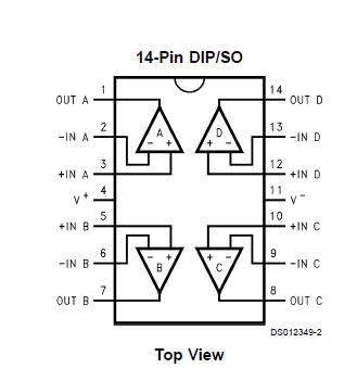 LM6134AIM block diagram