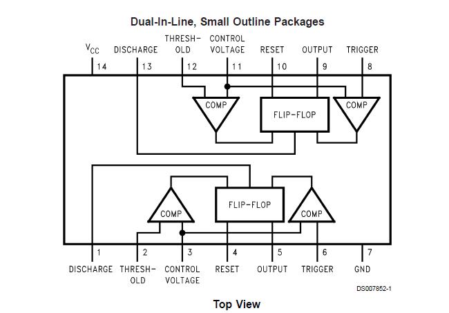 LM556CM block diagram