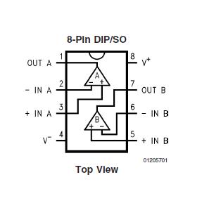 LM6142BIM block diagram