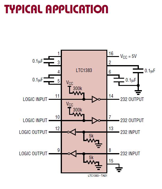 LTC1383IS#TR block diagram