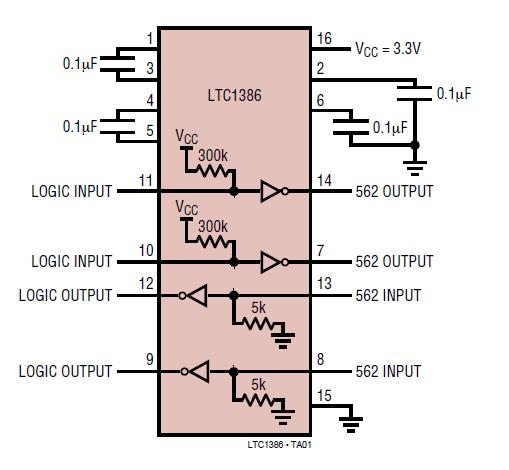 LTC1386IS#TR block diagram