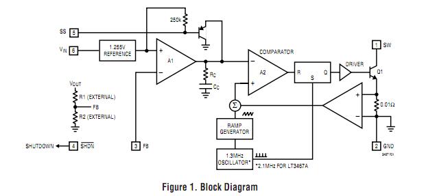LT3467ES6#TRPBF block diagram