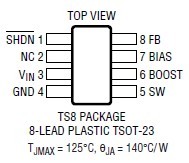 LT3470ETS8#TRPBF block diagram