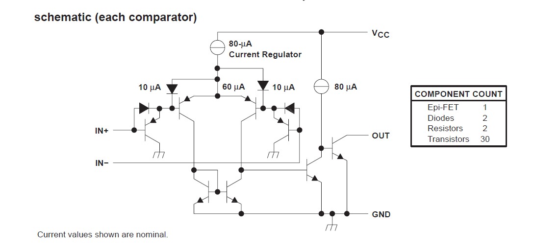 LM2903N pin connection