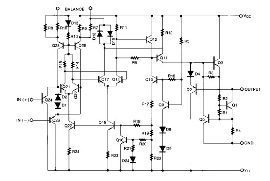 LM311M pin connection