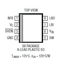 LT1614CS8 PACKAGE dimension